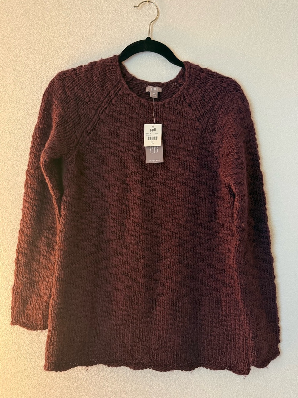 J Jill Fig sweater NWT